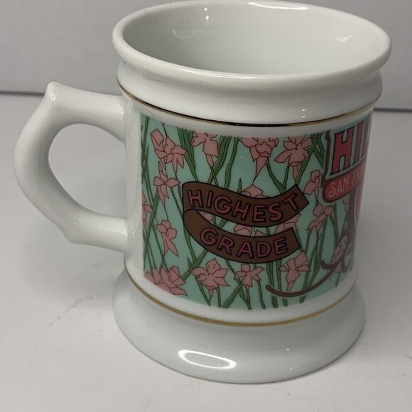 The Corner Store HILLS BROS JAVA COFFEE Porcelain Mug 1984 Franklin Porcelain - Picture 3 of 7
